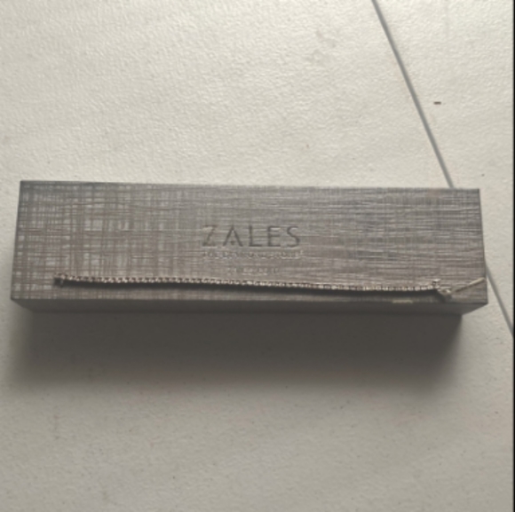 ZALES ½ CT. T.W. Diamonds Tennis Necklace and bracelet - 18" - Picture 7 of 7